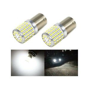 Phinlion Super Bright 3014 72-SMD BA15S 1156 1073 White LED Light...